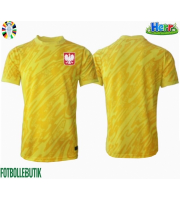 Polen Målvakt Hemmatröja EM 2024 Kortärmad